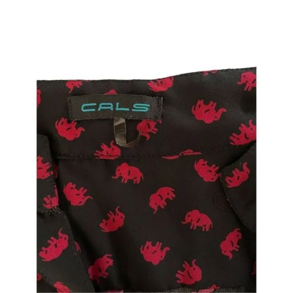 Cals elephant print blouse (#455) - Picture 8 of 9